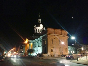 Kingston City Hall  At Night